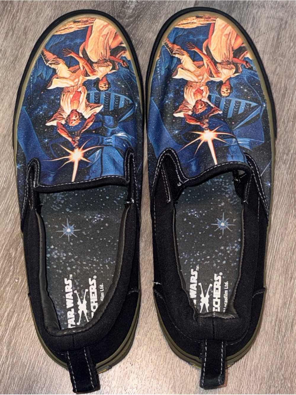Skechers  A New Hope Star Wars Slip On Shoes Size 10 - Picture 4 of 5